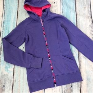Kirkland Girls Purple Hoodie Full Zip